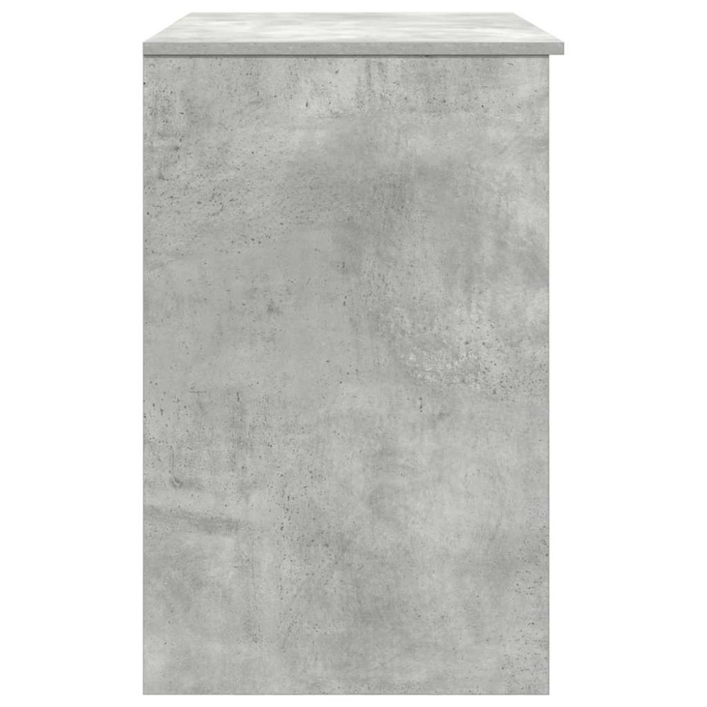 Produktbild för Skrivbord betong grå 86x49x76 cm konstruerat trä