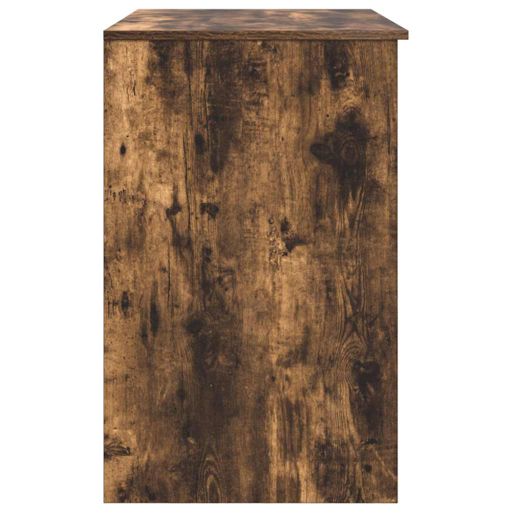 Produktbild för Skrivbord rökt ek 86x49x76 cm konstruerat trä
