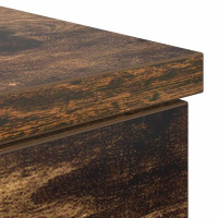 Produktbild för Skrivbord rökt ek 86x49x76 cm konstruerat trä