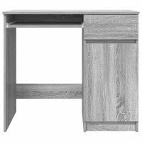 Produktbild för Skrivbord grå sonoma 86x49x76 cm konstruerat trä