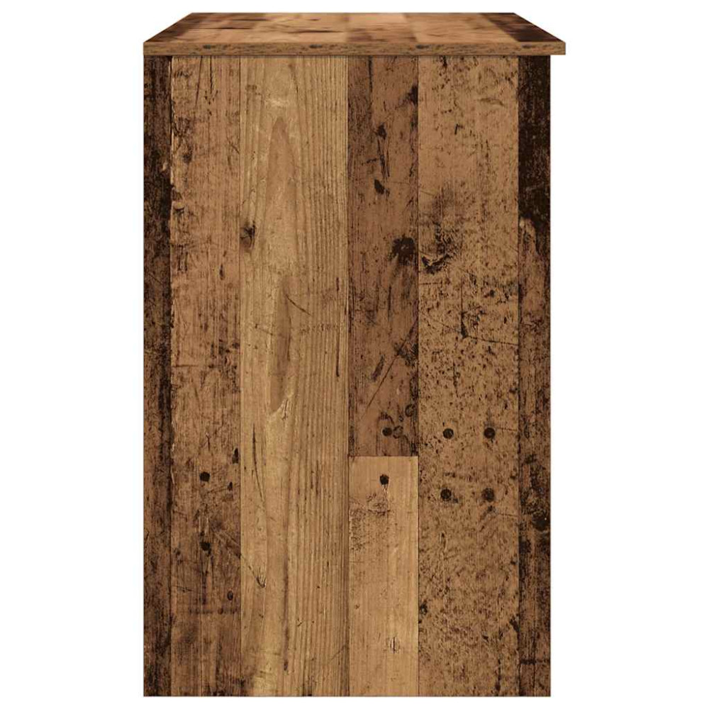 Produktbild för Skrivbord gammalt trä 86x49x76 cm konstruerat trä