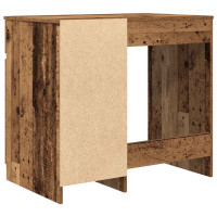 Produktbild för Skrivbord gammalt trä 86x49x76 cm konstruerat trä