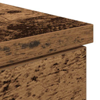 Produktbild för Skrivbord gammalt trä 86x49x76 cm konstruerat trä