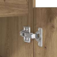 Produktbild för Skrivbord hantverksmässig ek 86x49x76 cm konstruerat trä
