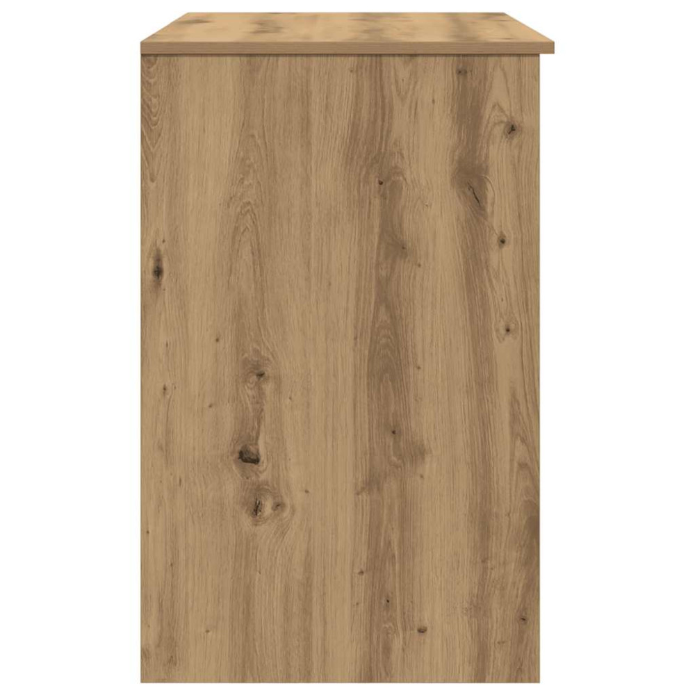 Produktbild för Skrivbord hantverksmässig ek 86x49x76 cm konstruerat trä