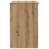 Produktbild för Skrivbord hantverksmässig ek 86x49x76 cm konstruerat trä