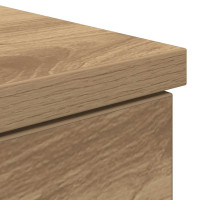 Produktbild för Skrivbord hantverksmässig ek 86x49x76 cm konstruerat trä