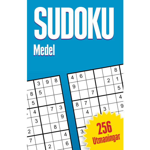 Legind A/S Sudoku : medel, 256 utmaningar (häftad)