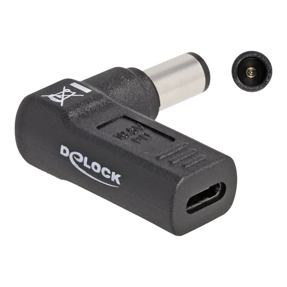 Produktbild för Delock - strömadapter - USB-C till likströmsuttag 7,4 x 5 mm