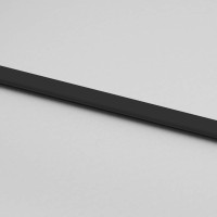 Produktbild för Skjutdörr med beslag svart 76x205 cm ESG-glas