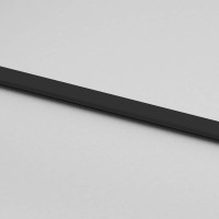 Produktbild för Skjutdörr med beslag svart 102,5x205 cm ESG-glas