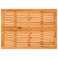 Produktbild för Trädgårdsbord med skiva i akaciaträ beige 105x75x72 cm