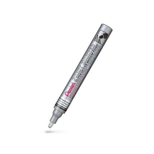 Pentel Märkpenna PENTEL Paint Marker rund silv.