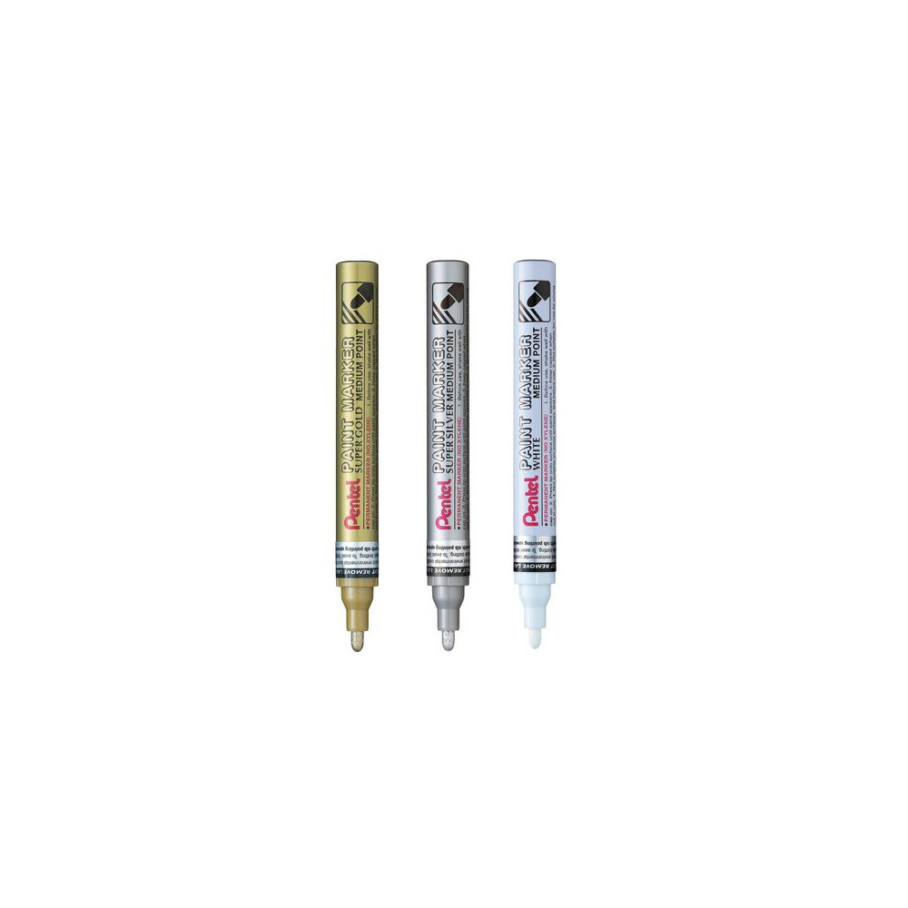Produktbild för Märkpenna PENTEL Paint Marker rund guld