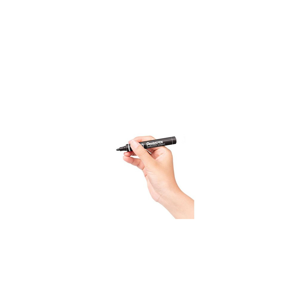 Produktbild för Märkpenna perm. PENTEL N50 rund svart