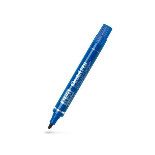 Pentel Märkpenna perm. PENTEL N50 rund blå
