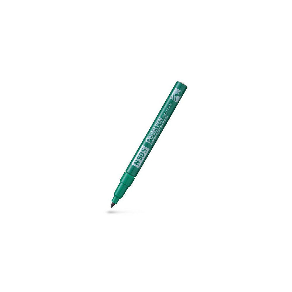 Produktbild för Märkpenna perm. PENTEL N50S rund grön