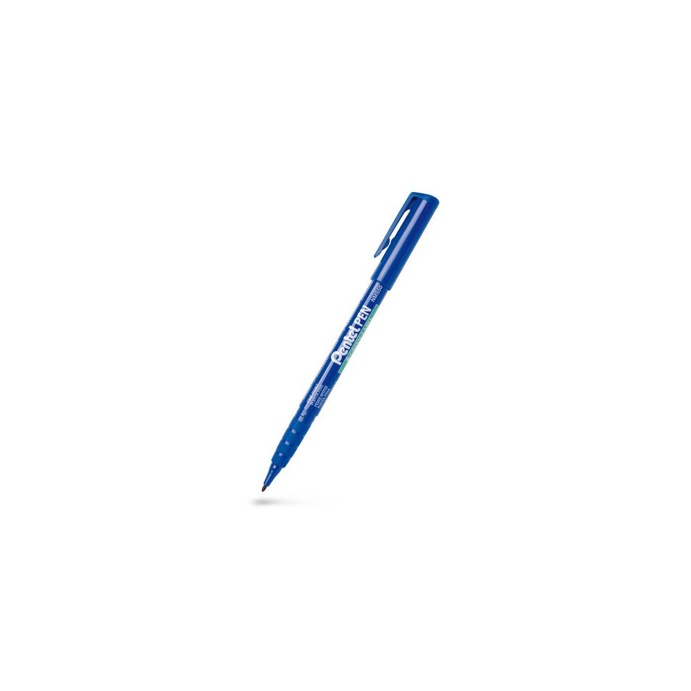 Produktbild för Märkpenna perm. PENTEL fine blå