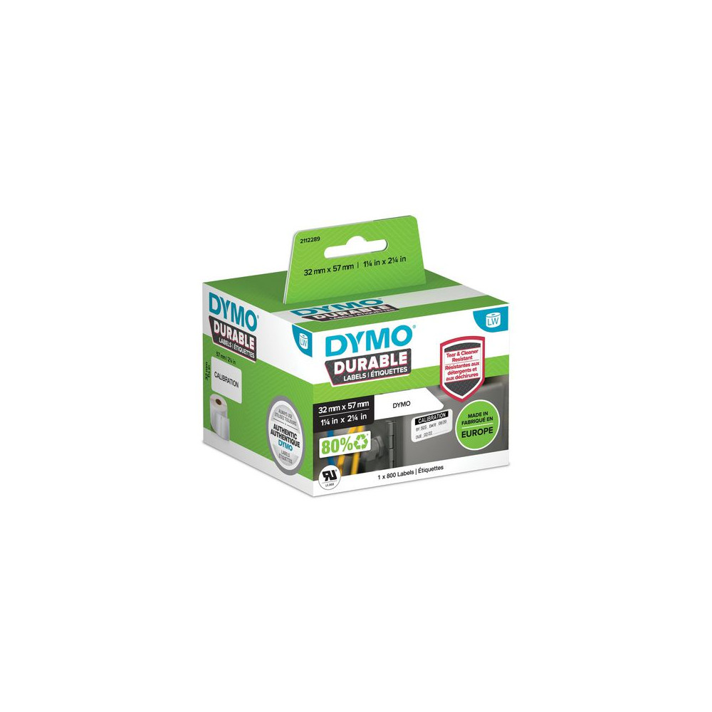 Produktbild för Etikett DYMO LW 57x32mm 800/fp