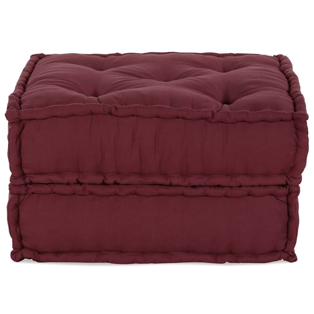 Produktbild för Modulär soffa rödbrun 70x70x36 tyg