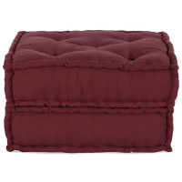 Produktbild för Modulär soffa rödbrun 70x70x36 tyg