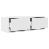 Produktbild för TV-bänkar 2 st vit 80x31x25,5 cm konstruerat trä