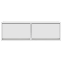 Produktbild för TV-bänkar 2 st vit 80x31x25,5 cm konstruerat trä