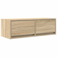 Produktbild för TV-bänkar 2 st, Sonoma ek, 80x31x25,5 cm konstruerat trä