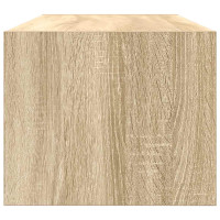 Produktbild för TV-bänkar 2 st, Sonoma ek, 80x31x25,5 cm konstruerat trä