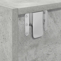 Produktbild för TV-bänkar 2 st betonggrå 80x31x25,5 cm konstruerat trä