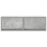 Produktbild för TV-bänkar 2 st betonggrå 80x31x25,5 cm konstruerat trä