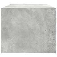 Produktbild för TV-bänkar 2 st betonggrå 80x31x25,5 cm konstruerat trä