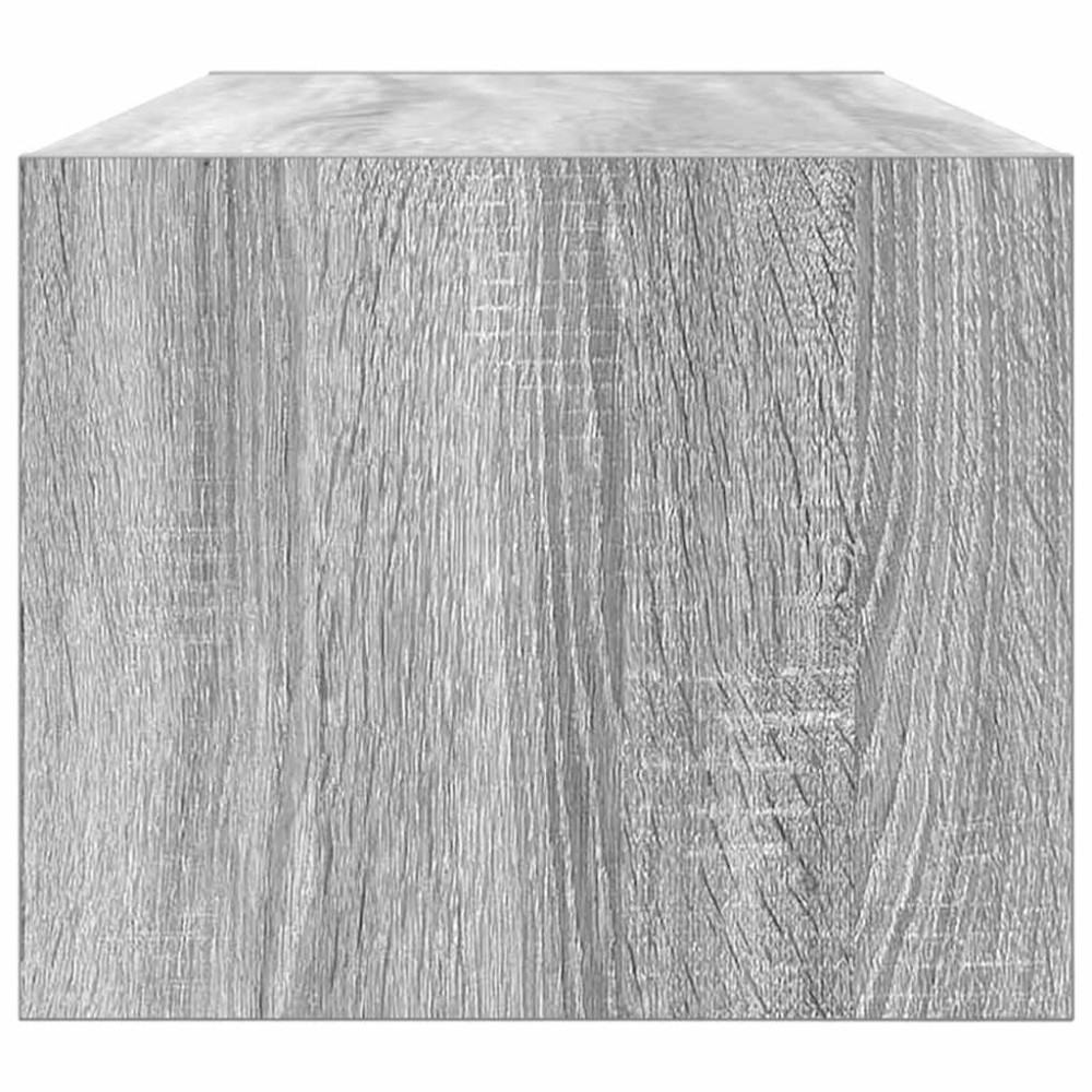 Produktbild för TV-bänkar 2 st grå sonoma 80x31x25,5 cm konstruerat trä