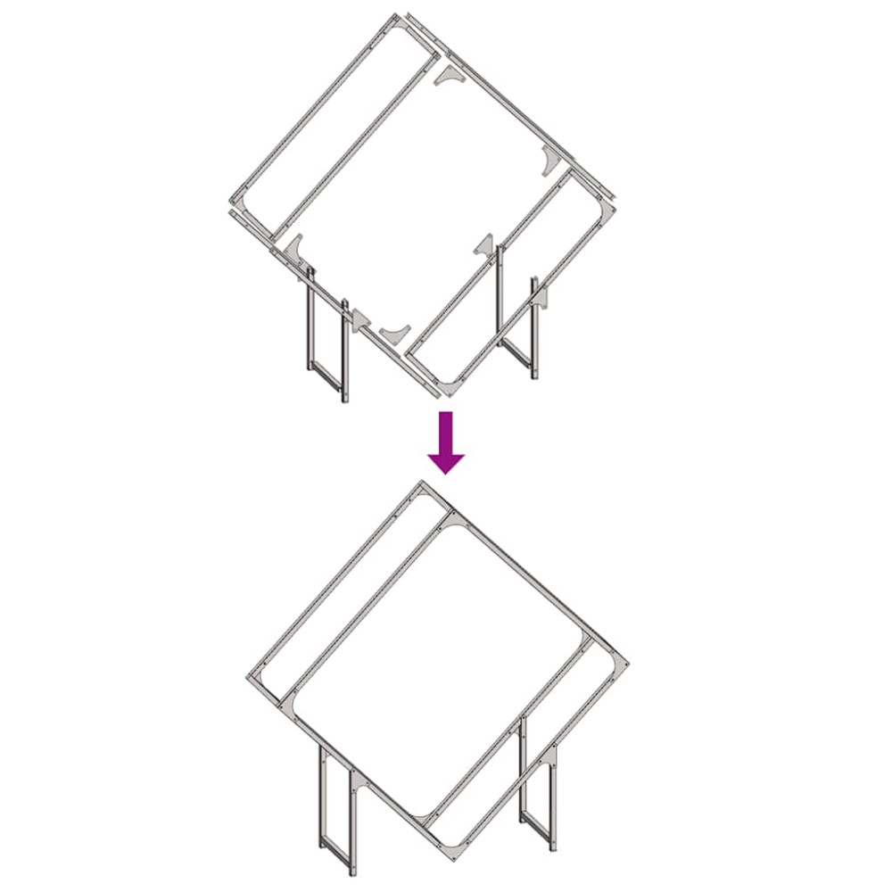 Produktbild för Vedställ vit 100x25x100 cm kallvalsat stål