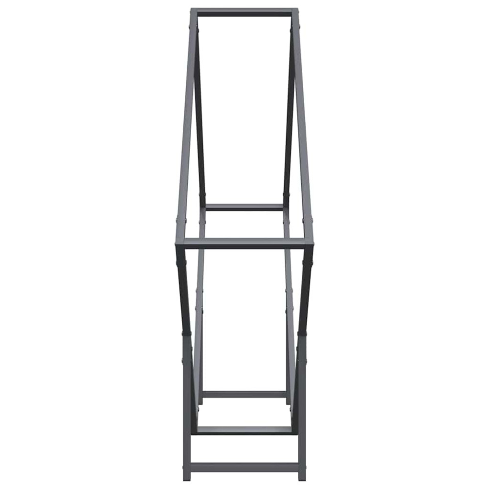 Produktbild för Vedställ antracit 100x25x100 cm kallvalsat stål