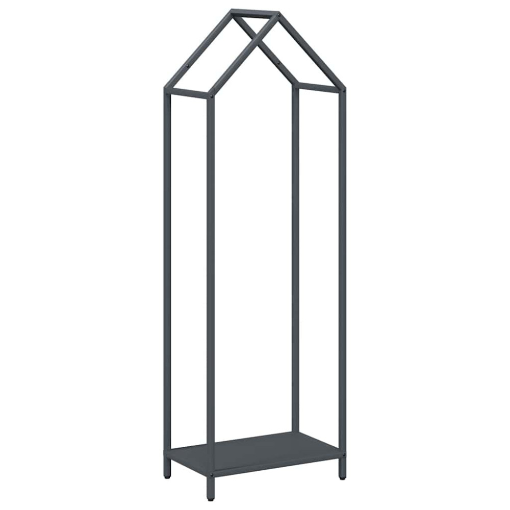 Produktbild för Vedställ antracit 40x25x120 cm kallvalsat stål