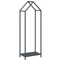 Produktbild för Vedställ antracit 40x25x120 cm kallvalsat stål