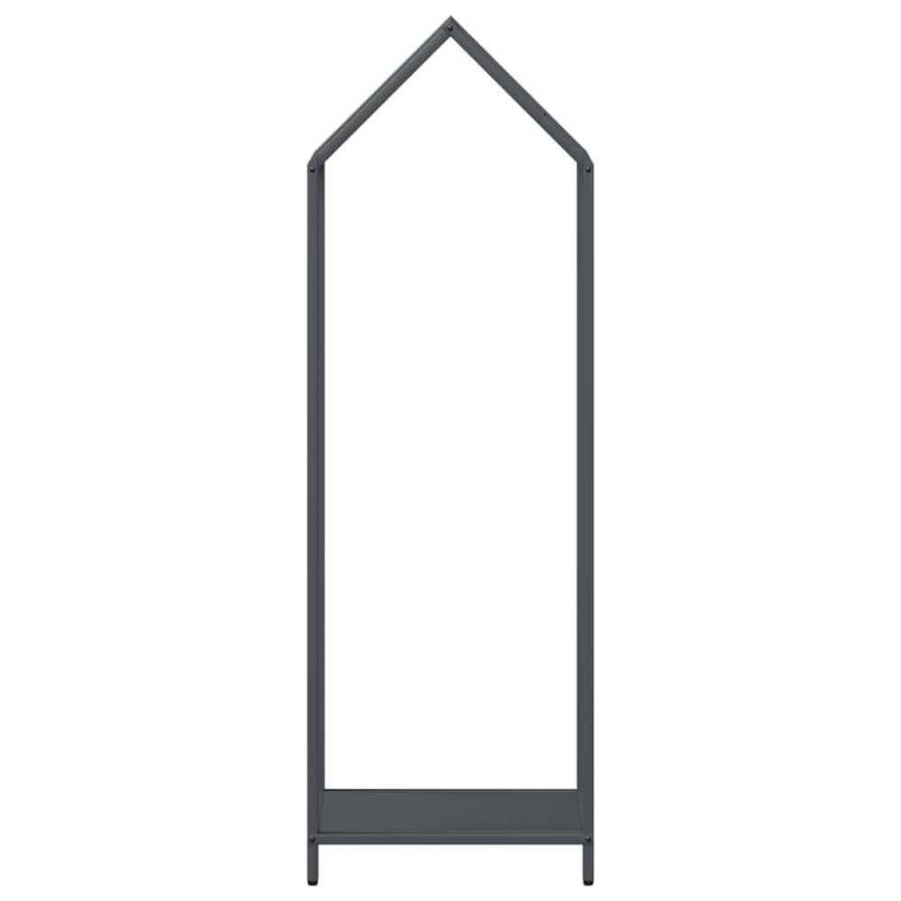 Produktbild för Vedställ antracit 40x25x120 cm kallvalsat stål
