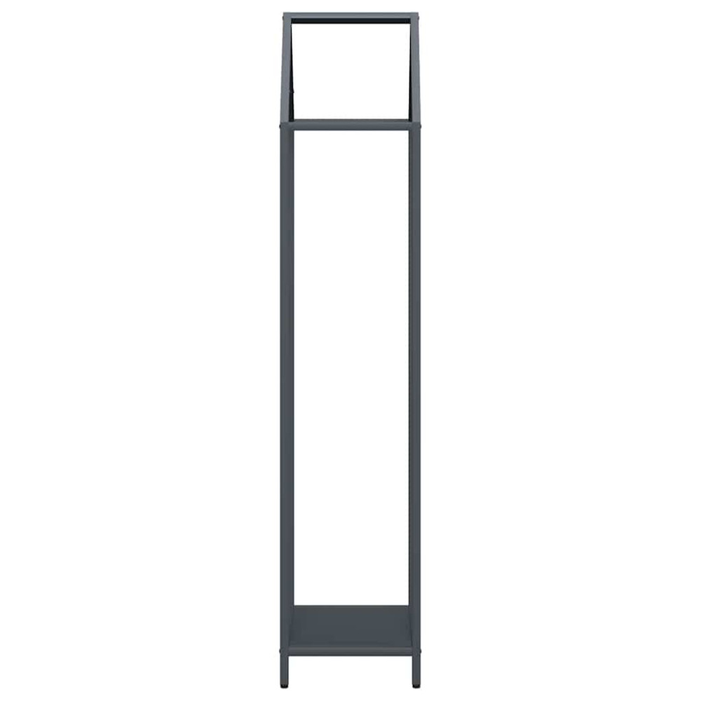 Produktbild för Vedställ antracit 40x25x120 cm kallvalsat stål