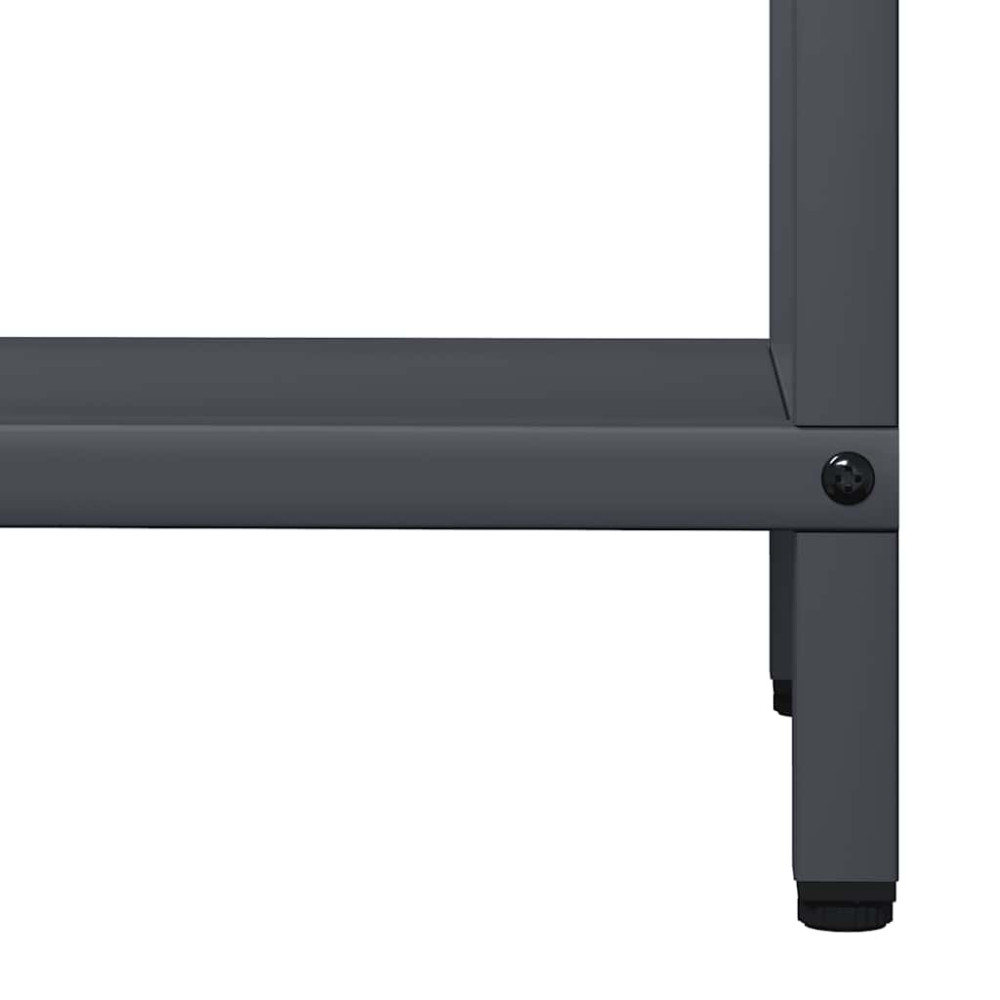 Produktbild för Vedställ antracit 40x25x120 cm kallvalsat stål