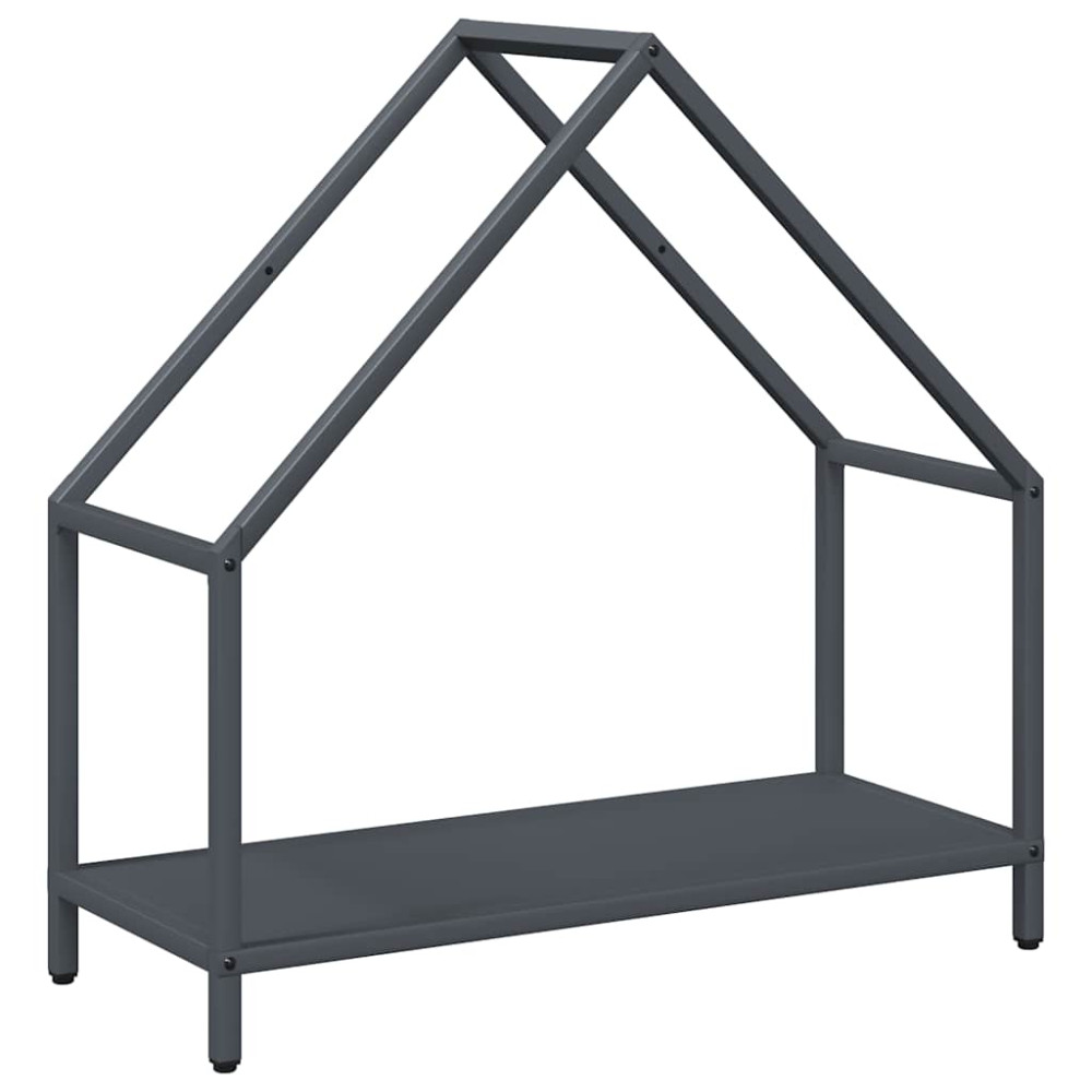 Produktbild för Vedställ antracit 60x25x60 cm kallvalsat stål