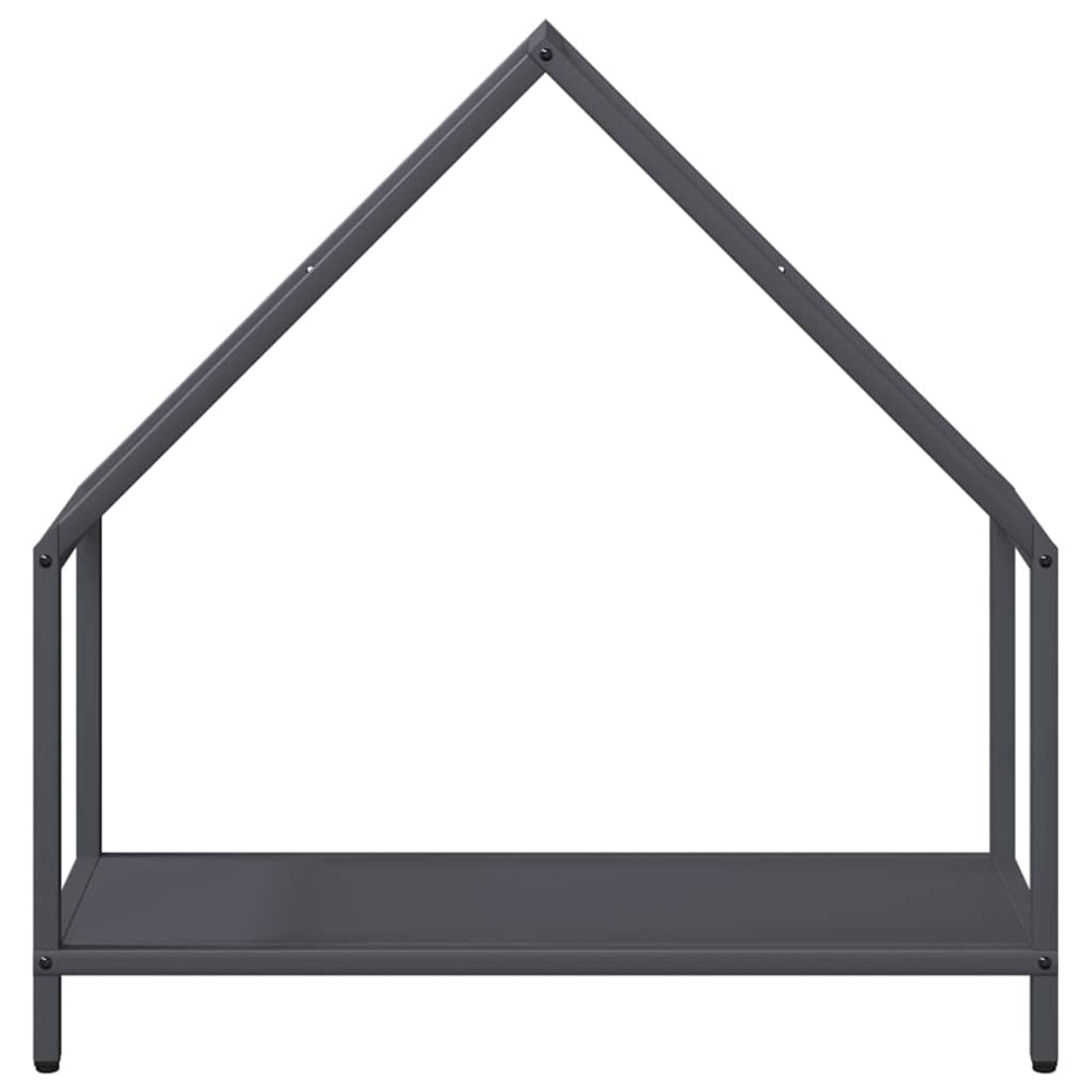 Produktbild för Vedställ antracit 60x25x60 cm kallvalsat stål