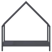 Produktbild för Vedställ antracit 60x25x60 cm kallvalsat stål