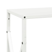 Produktbild för Vedställ vit 34x25x70 cm kallvalsat stål