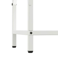 Produktbild för Vedställ vit 34x25x70 cm kallvalsat stål