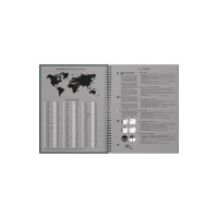 Produktbild för Kollegieblock Oxford Int.A4+ rut. ljblå
