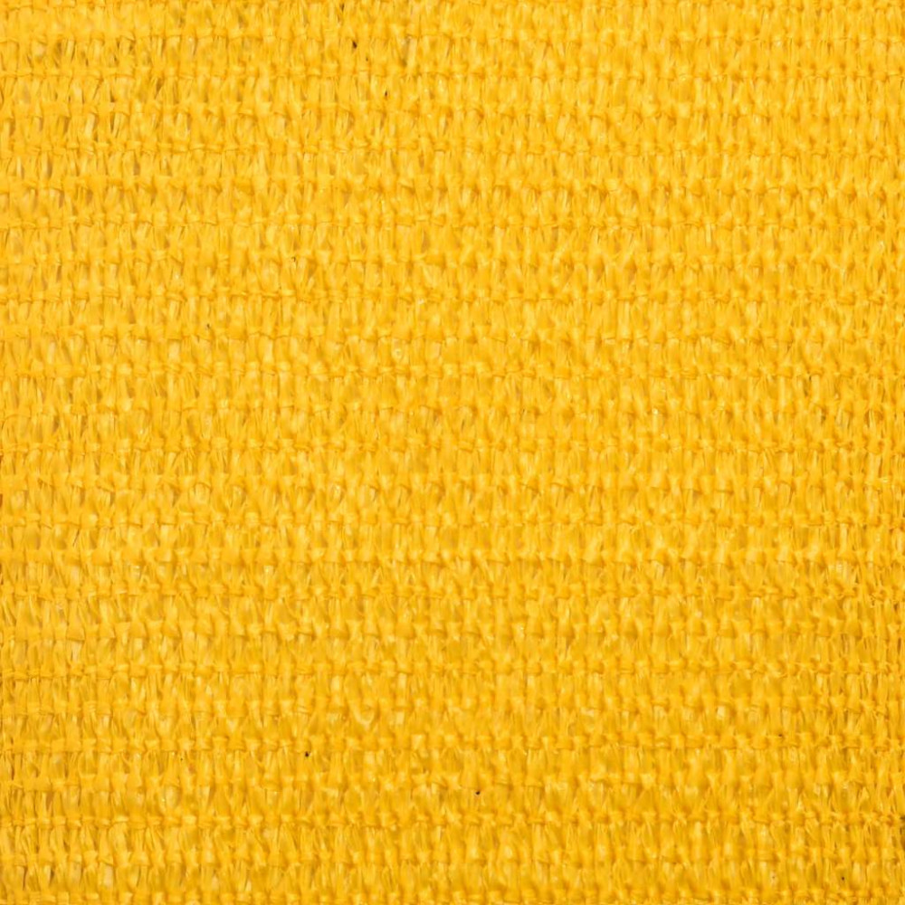 Produktbild för Solsegel 160 g/m² triangulär gul 4,5x4,5x4,5 m HDPE