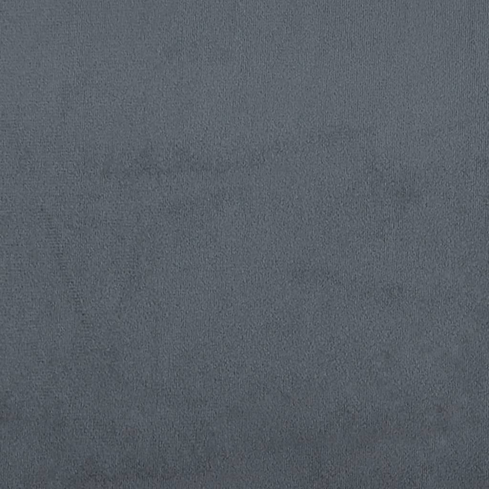 Produktbild för Dagbädd utdragbar och madrasser mörkgrå 90x190 cm sammet