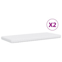 Produktbild för Dagbädd utdragbar och madrasser mörkgrå 90x190 cm sammet