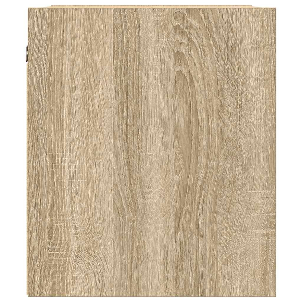 Produktbild för Väggmonterat sängskåp sonoma ek 38x34x40 cm